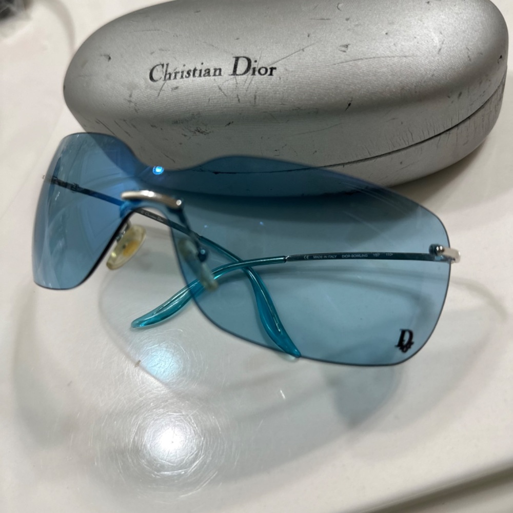Vintage Blue 1990 Dior shades - Picture 2 of 9